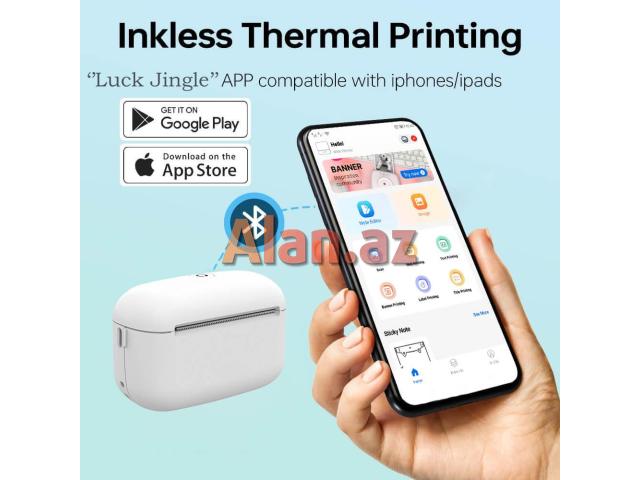 XBOSS L2 Mini Printeri 304DPI Bluetooth Termal Yazıcı