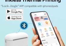 XBOSS L2 Mini Printeri 304DPI Bluetooth Termal Yazıcı