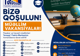 Müəllimləri əməkdaşlığa dəvət edirik