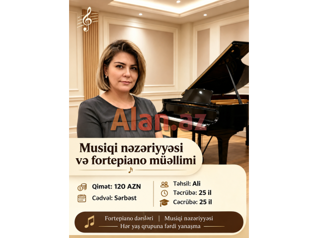 25 illik təcrübəli müəllimə