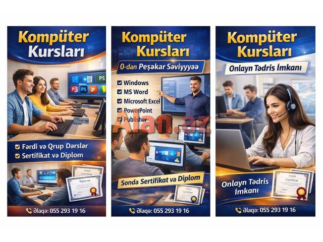 0-dan Kompüter Kursları