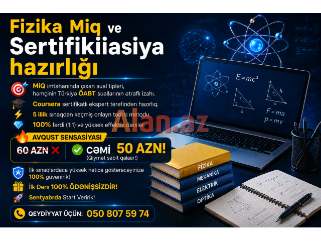 Fizika Miq ve Sertifikasiya hazırlıĝı
