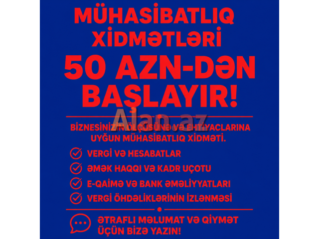 Mühasibatlıq və vergi xidmətləri