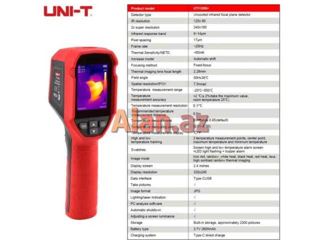 Termal görüntü kamerası UNI-T UTI 120S+