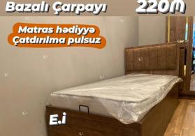 Çarpayı tək nəfərlik kravat bazalı