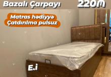Çarpayı tək nəfərlik kravat bazalı