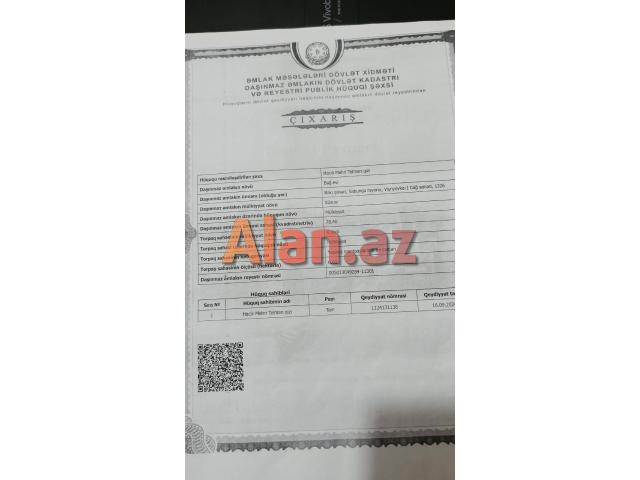 Buzovnada həyət evi satılır