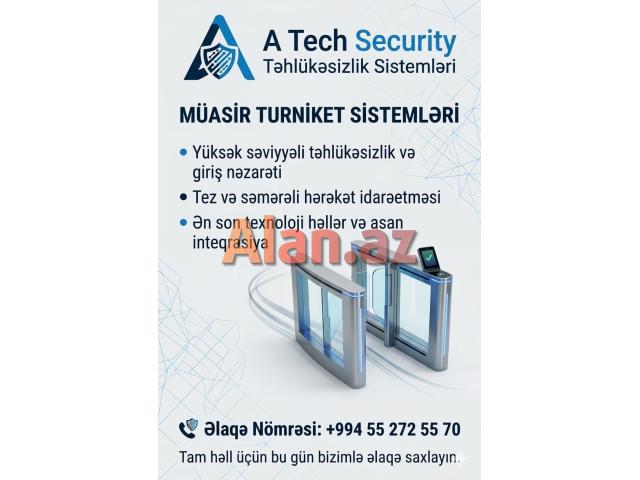 Tripod (Üçqollu) Turniketlər