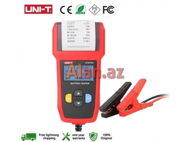 Avtomobil akkumulyatoru sınaq testeri UNI-T UT 675A