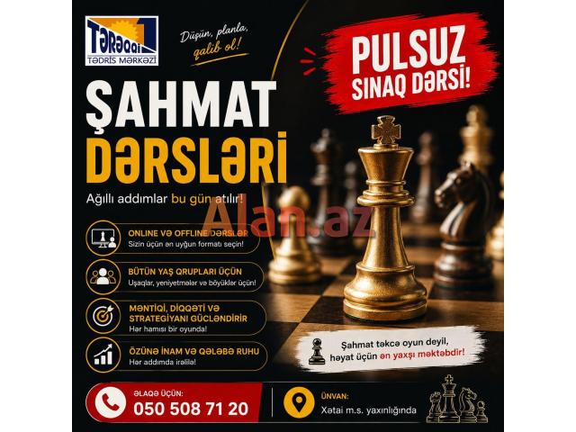 Şahmat dərsləri