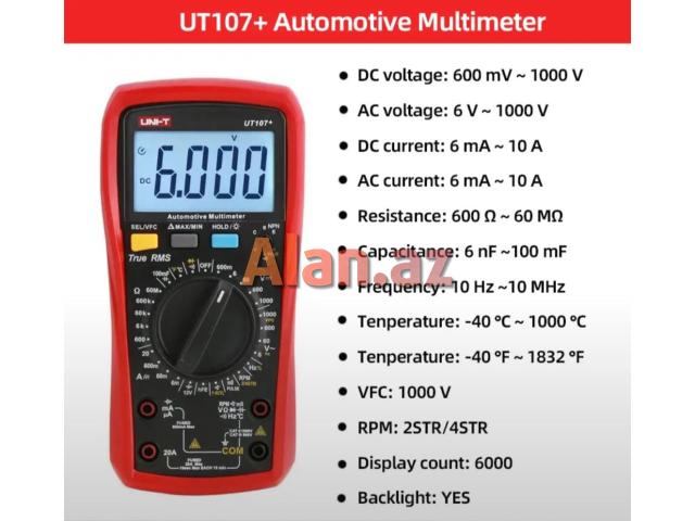 Multimetr UNI-T UT107+