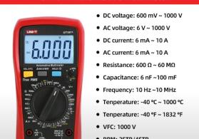 Multimetr UNI-T UT107+