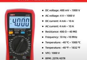 Multimetr UNI-T UT105+