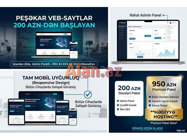 Peşəkar veb-saytların hazırlanması