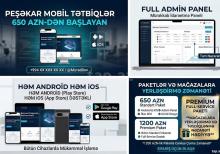 iOS və Android mobil tətbiqlərin hazırlanması (Admin Panelli)
