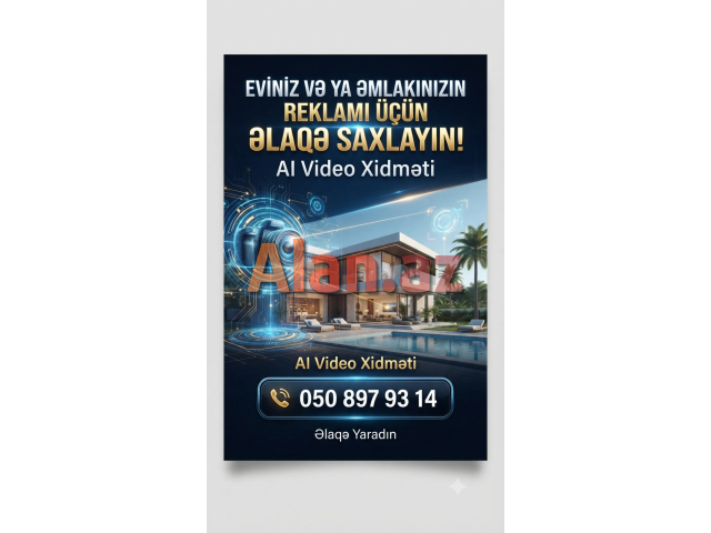 Ev və əmlak üçün reklam videosu