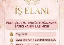 Parfüm mağazası satıcı işlə anlayışı olan sosoiyal şəbəkədə akdif xanım işçi laİmdir