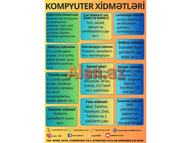 Kompyuter xidmətləri