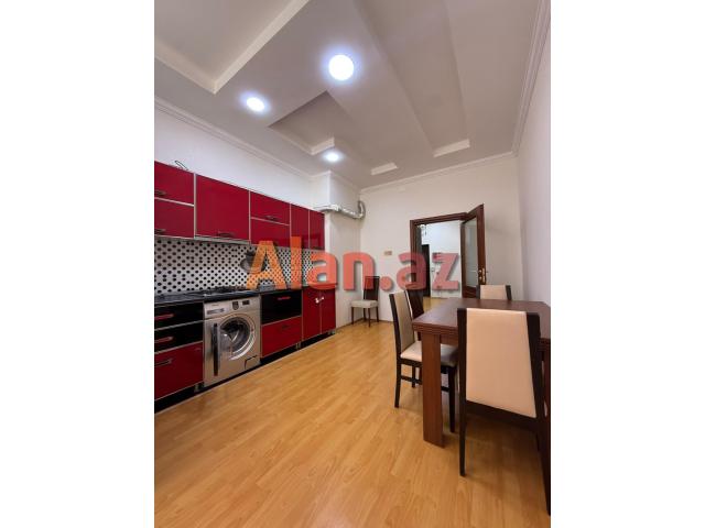 100 m2  2 otaqlı tam təmirli mənzil kirayə verilir