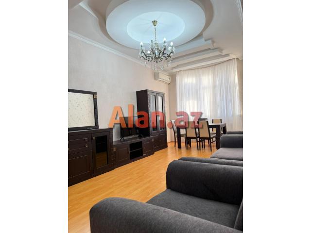 100 m2  2 otaqlı tam təmirli mənzil kirayə verilir