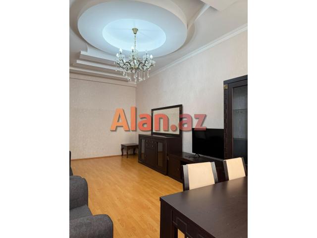 100 m2  2 otaqlı tam təmirli mənzil kirayə verilir