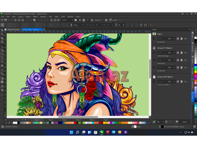 Corel DRAW Proqramından dərslər