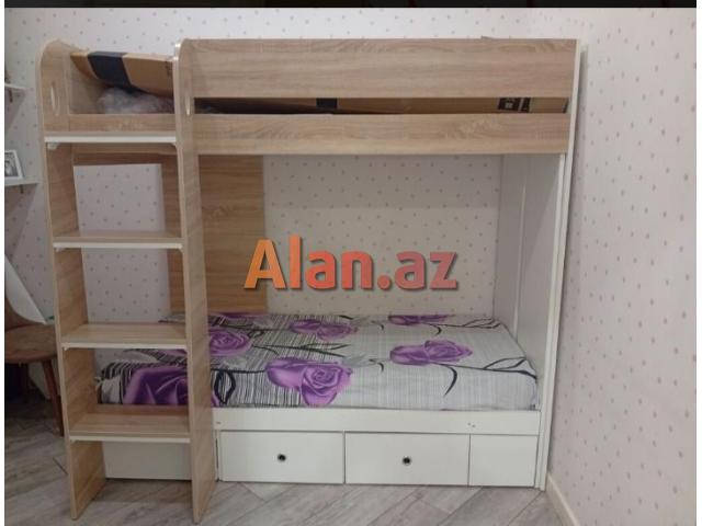 İkimərtəbəli çarpayı satılır