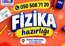 Xətai metrosu yaxınlığında fizika hazırlığı