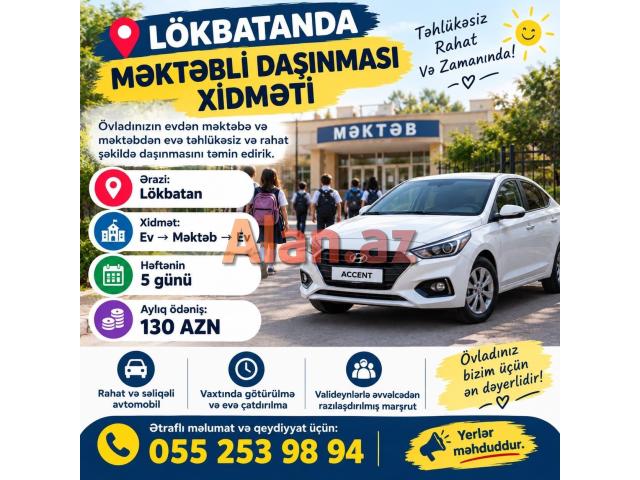 mekteblilerin dasinmasi xidmeti