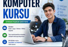 Kompüter Kursları Sıfırdan Peşəkara