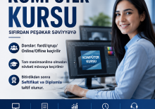 Kompüter Kursları Sıfırdan Peşəkara