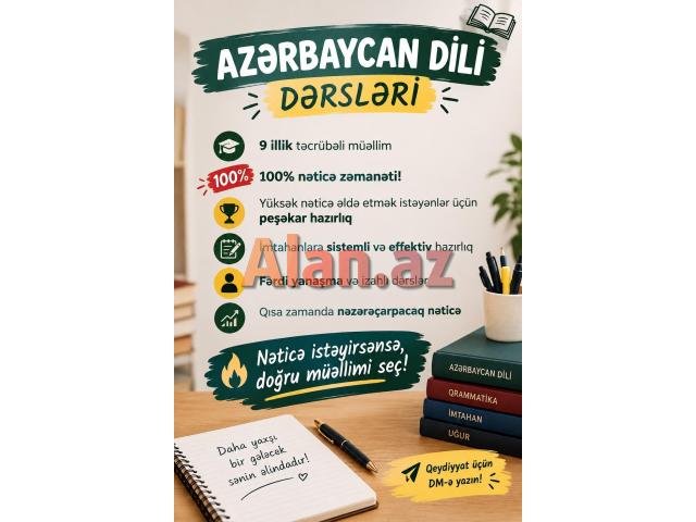 Azərbaycan dili dersleri