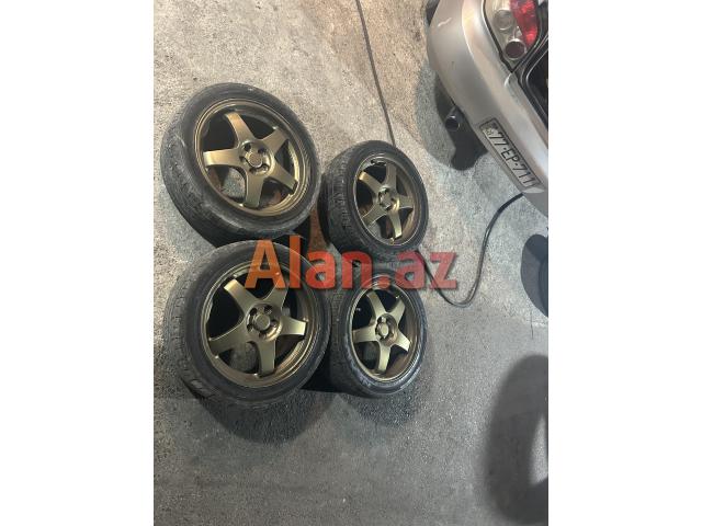 Subaro İmprezza bronze disk tekerler