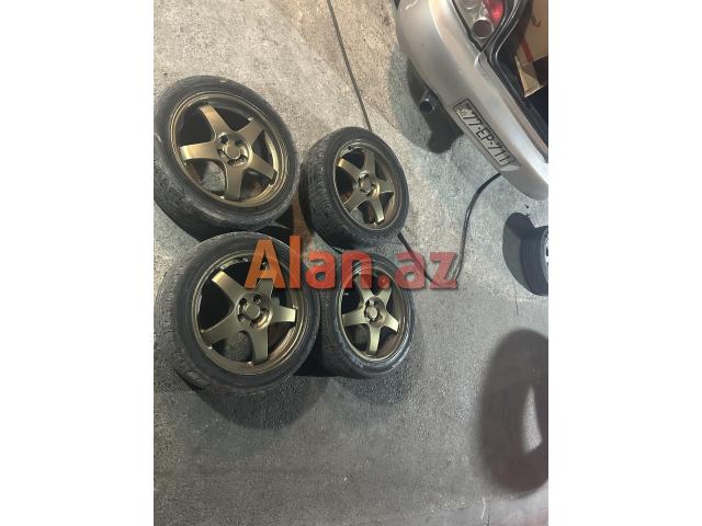 Subaro İmprezza bronze disk tekerler
