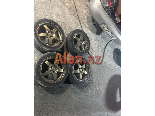 Subaro İmprezza bronze disk tekerler