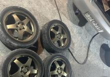 Subaro İmprezza bronze disk tekerler