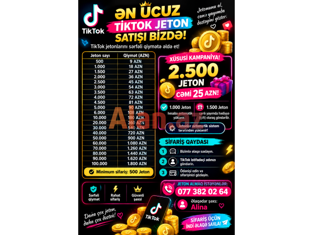 Tiktok Jeton Satışı