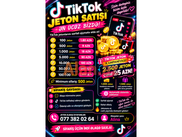 Tiktok Jeton Satışı