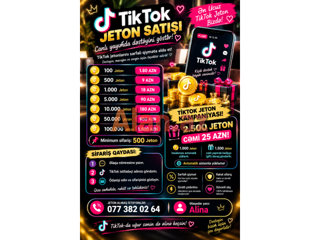 Tiktok Jeton Satışı