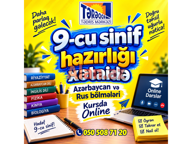 Xətai metrosu yaxınlığında 9-cu sinif buraxılış imtahanlarına hazırlıq