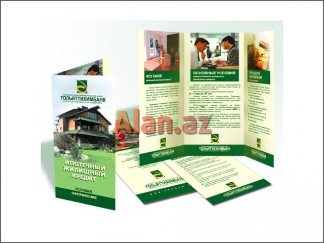 Vizitkart, Flayer  və Bukletlərin hazırlanması \Буклет \ Визитки