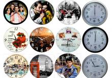 Şəkilli divar saatları