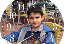 Şəkilli divar saatları