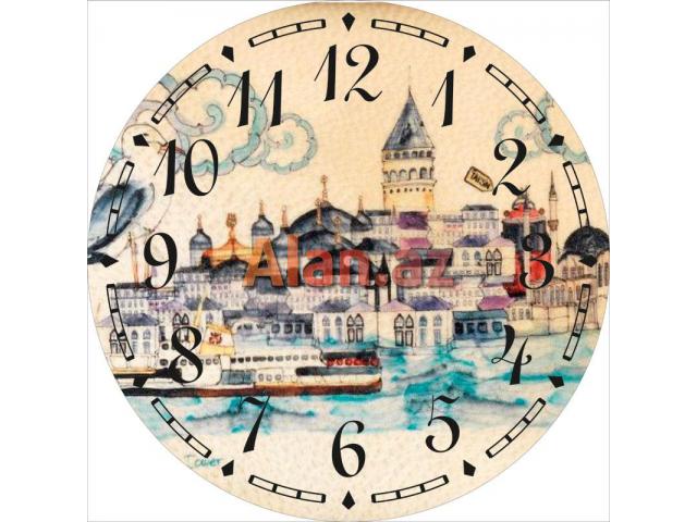 Şəkilli divar saatları