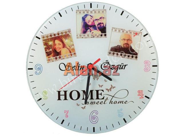 Şəkilli divar saatları