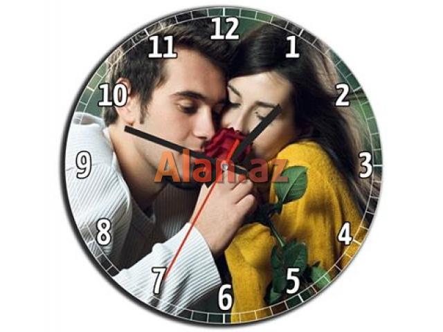 Şəkilli divar saatları