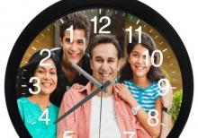 Şəkilli divar saatları