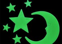 Rengli Fosfor Ay Ulduz ve Fiqurlar