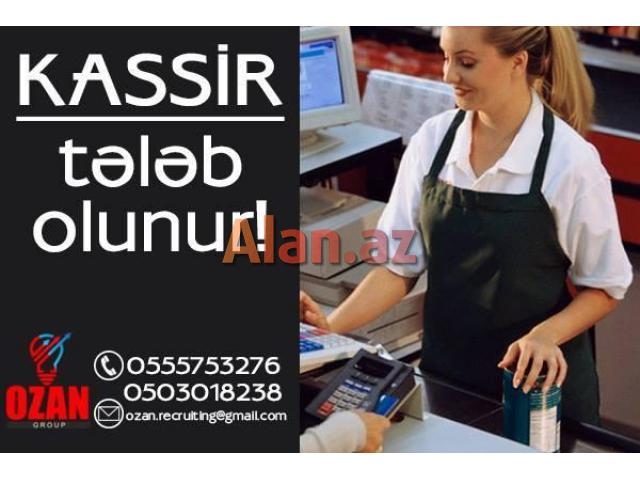 kassir teleb olunur