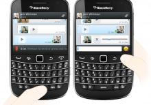 Blackberry mobil telefonlarının satışı